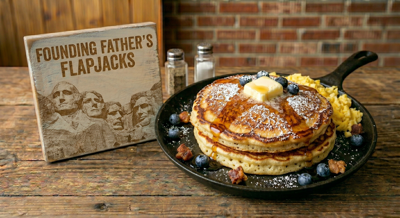Founding Father's Flapjacks: Pancakes Made with Beef Tallow