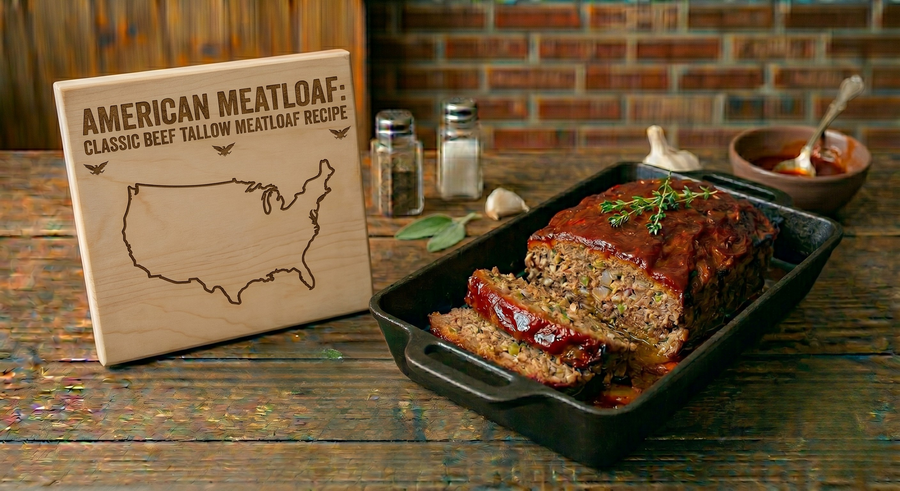 American Meatloaf: Classic Beef Tallow Meatloaf Recipe