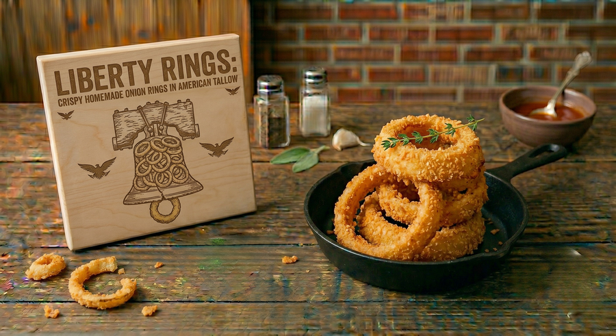 Liberty Rings: Crispy Beef Tallow Onion Rings