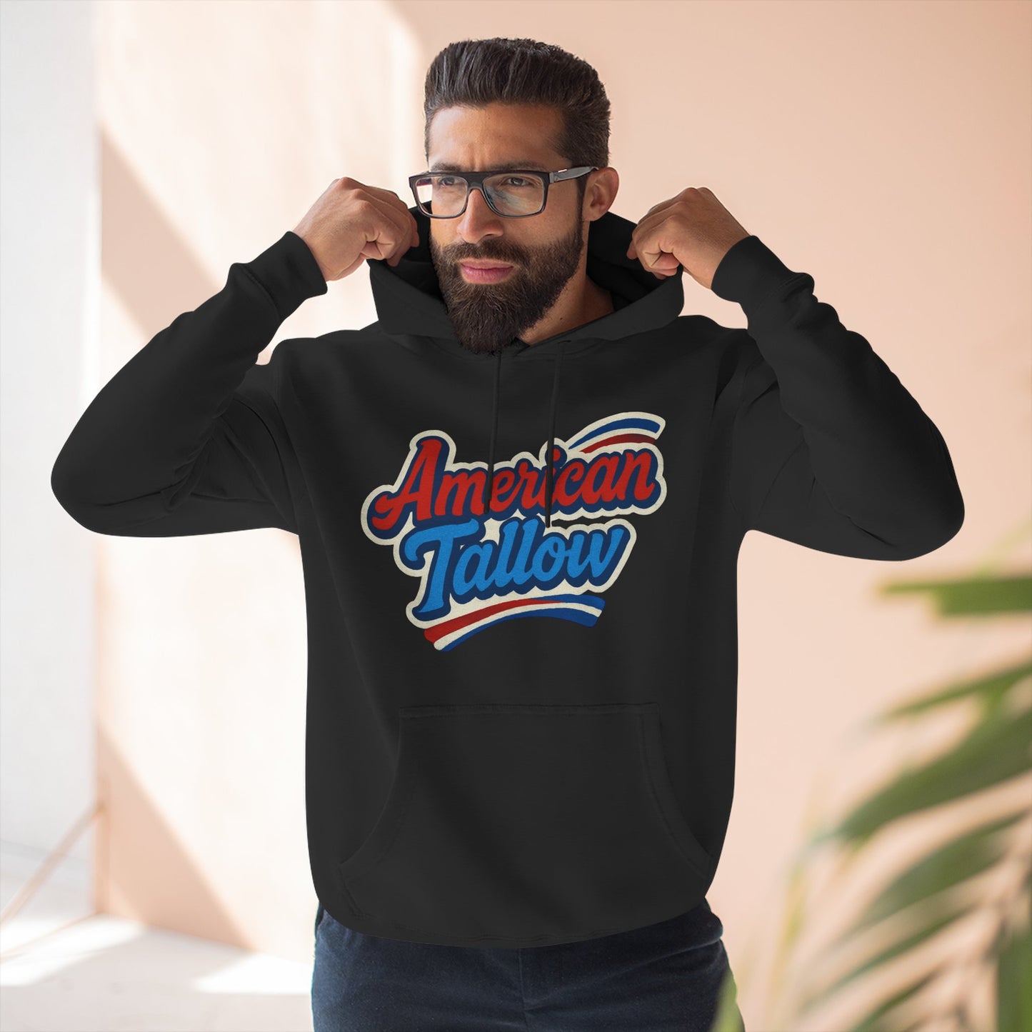 American Tallow Hoodie Fleece Pullover