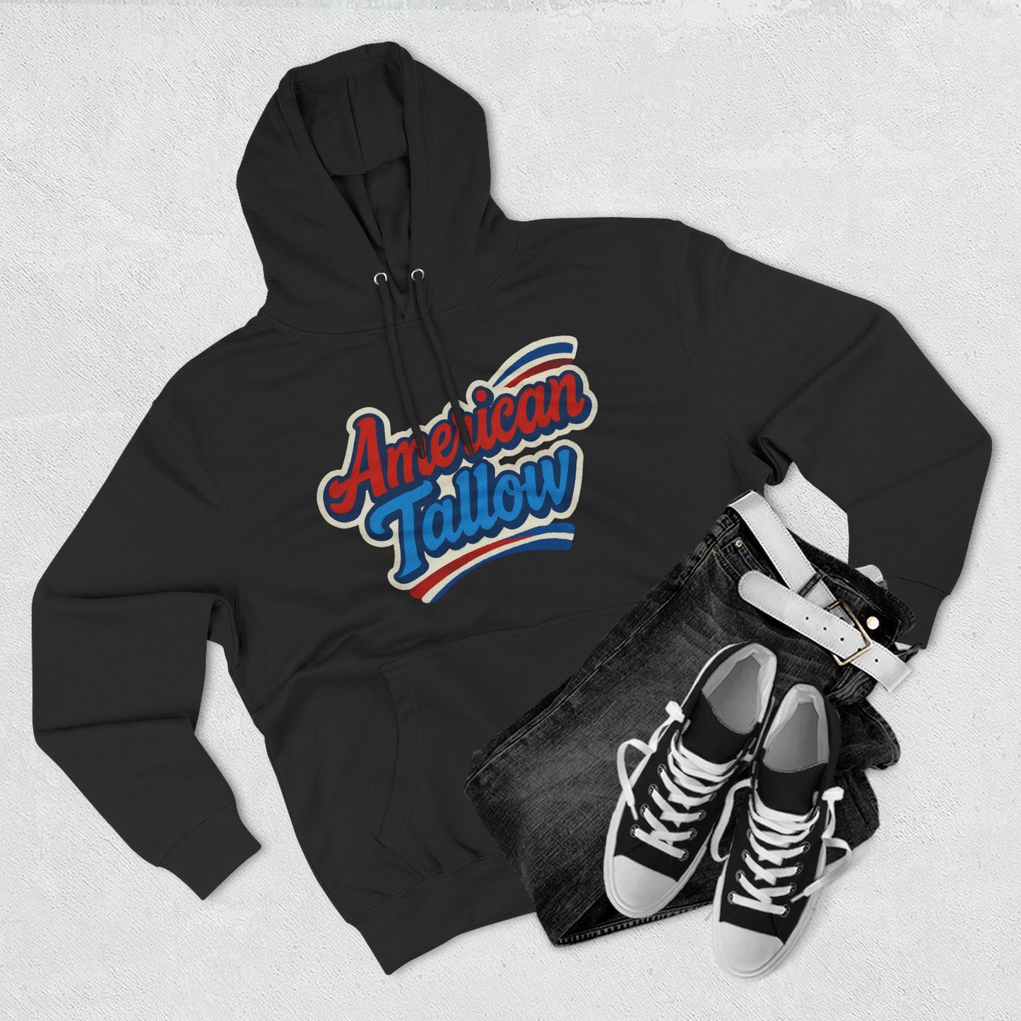 American Tallow Hoodie Fleece Pullover
