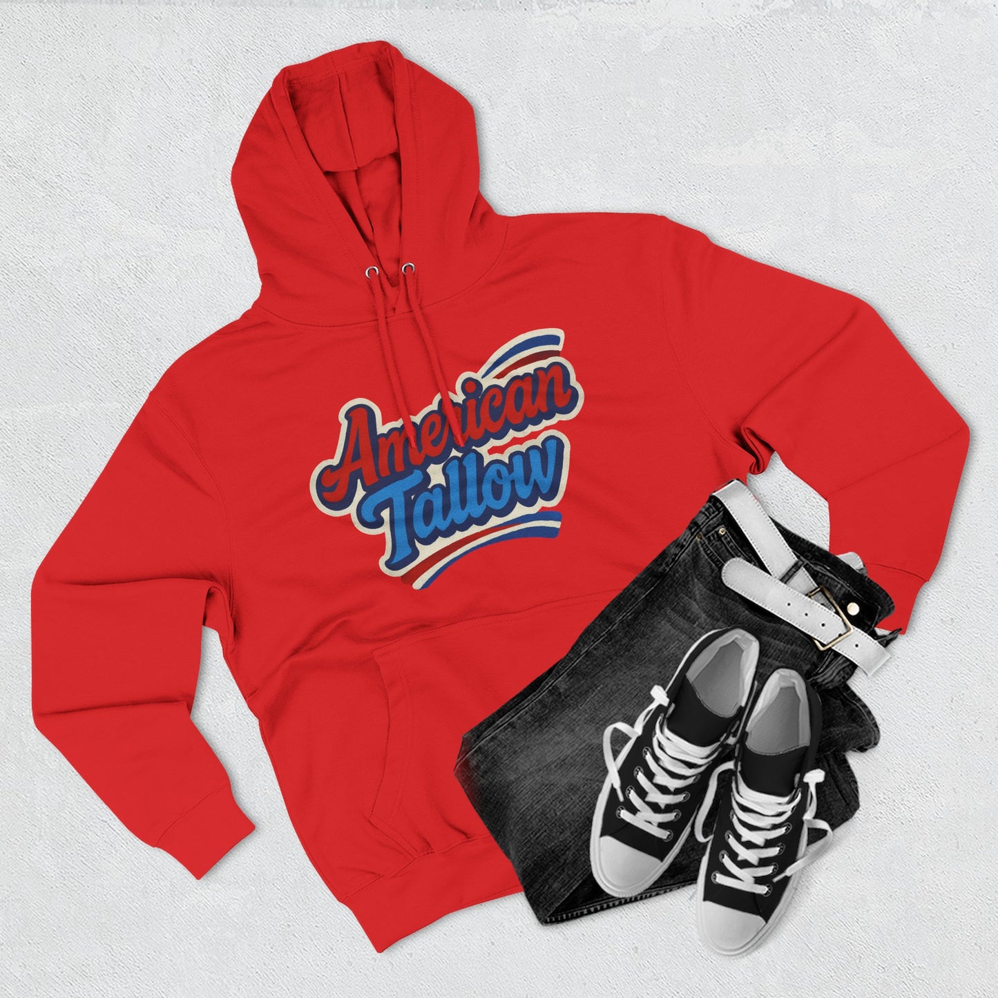 American Tallow Hoodie Fleece Pullover